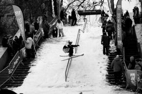 URbain skiing in prague